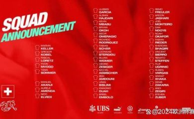 2024欧洲杯瑞士队参赛名单 门将：马文·凯勒